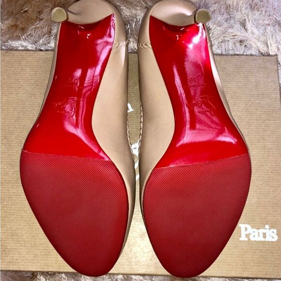 LOUBOUTIN - MARPELISSMO 85 NAPA - SIZE 8 - Picture 4 of 5